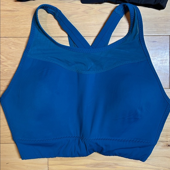 Bundle Two Athleta High Impact High Neck Sports Bras | Size Large - Picture 2 of 13